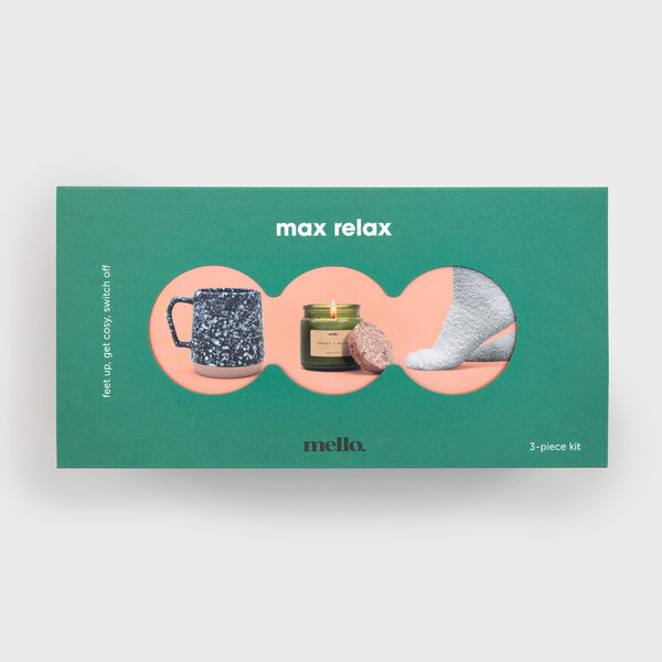 Max Relax | Mello relaxation box set. Max Relax | Mello relaxation box set.