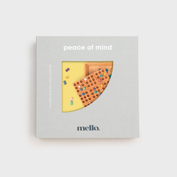 Peace of Mind | Mello mindful wooden sudoku game. Peace of Mind | Mello mindful wooden sudoku game.
