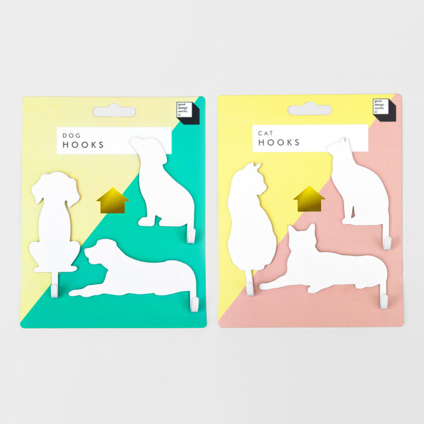 Cat & Dog Hooks | Hang your stuff on their tails. Cat & Dog Hooks | Hang your stuff on their tails.