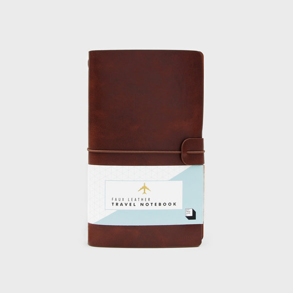 Faux Leather Notebooks | Black and brown faux leather covered notebooks. Faux Leather Notebooks | Black and brown faux leather covered notebooks.
