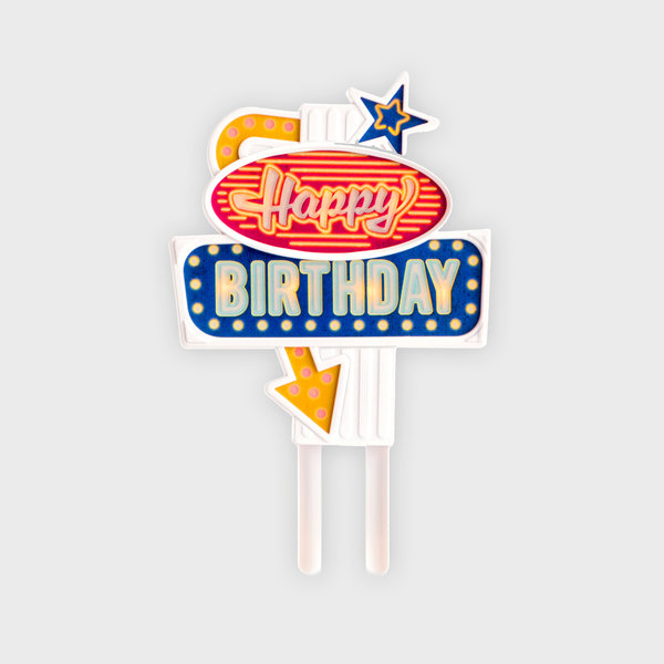 Flashing Cake Topper | 