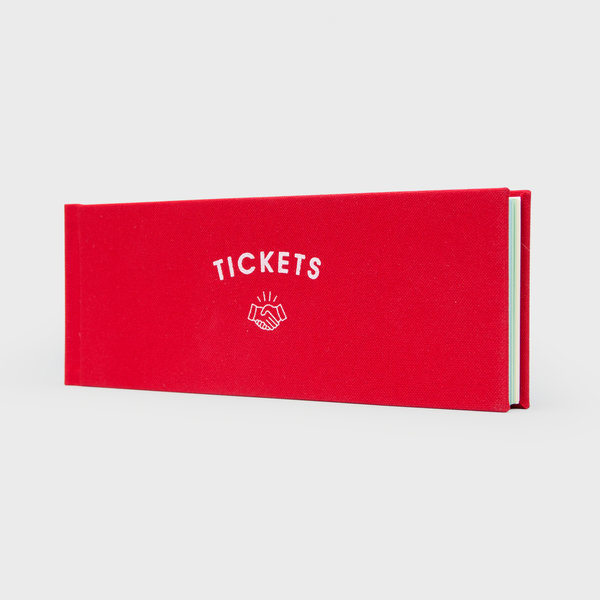 Blank Ticket Book | Give great tickets.