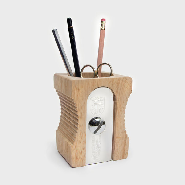 Sharpener Desk Tidy | Supersize pencil sharpener pen-pot.