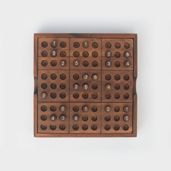Sudoku | Iron & Glory wooden sudoku puzzle. Sudoku | Iron & Glory wooden sudoku puzzle.